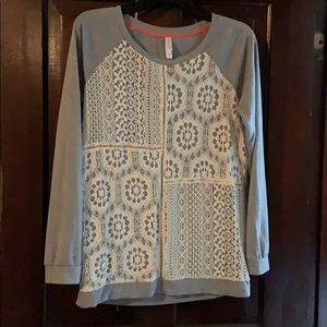 Xhilaration Lace Front Top